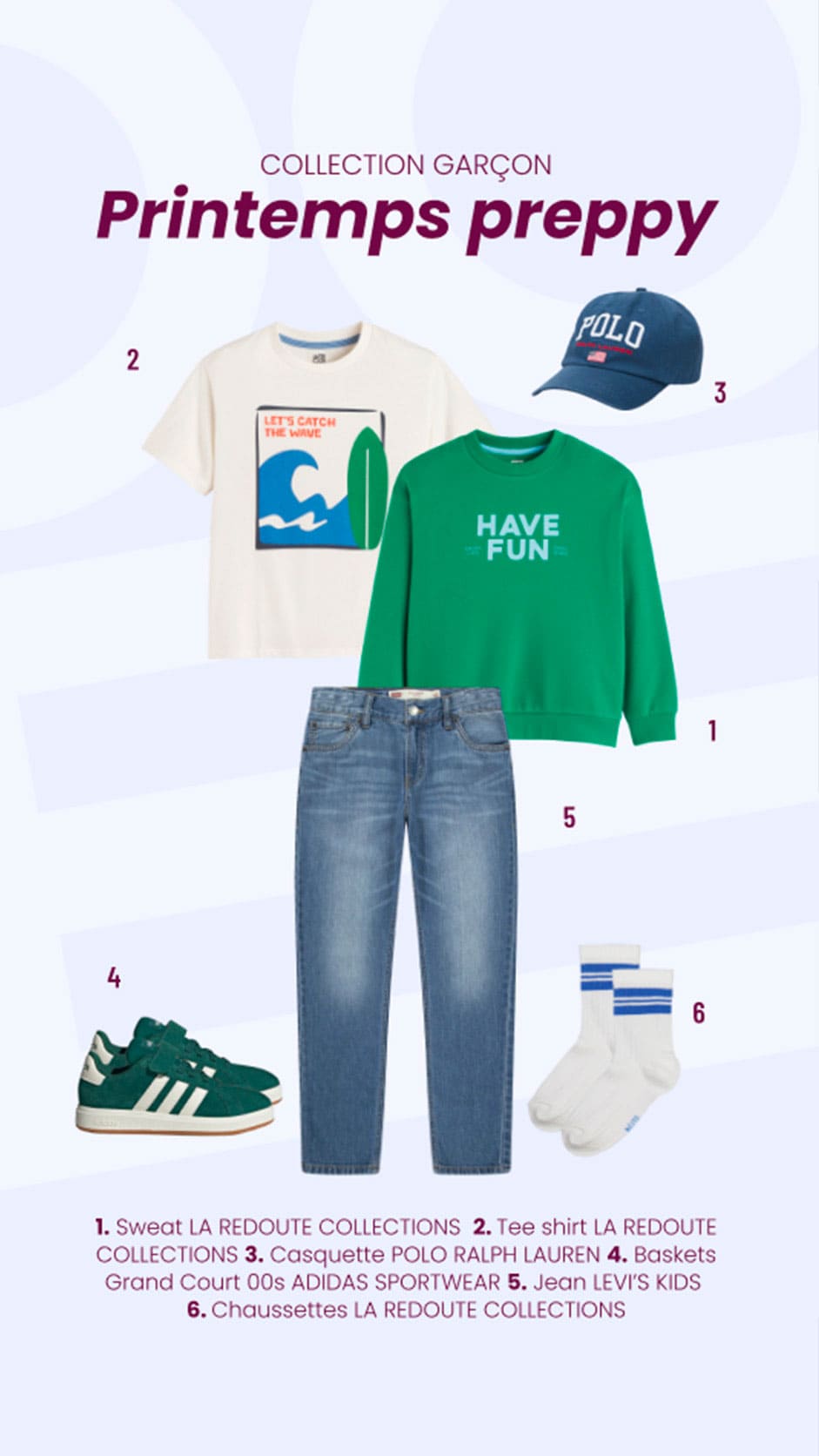 Story organique : printemps preppy