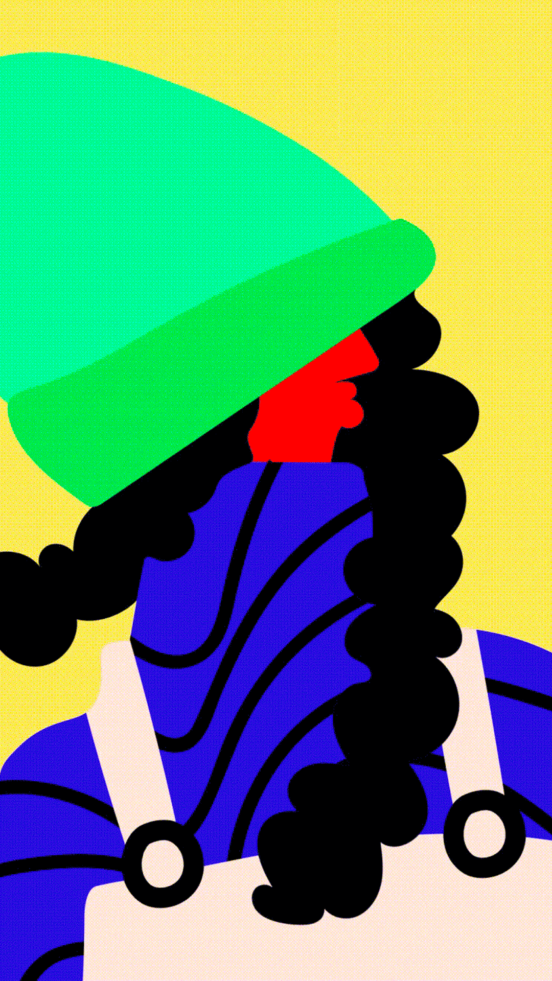 Animation illustration bonnet